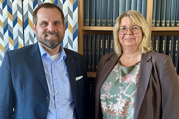 Mirko Knappe und Ute Dirks leiten als alternierende Vorsitzende den Verwaltungsrat des Medizinischen Dienstes Nord.