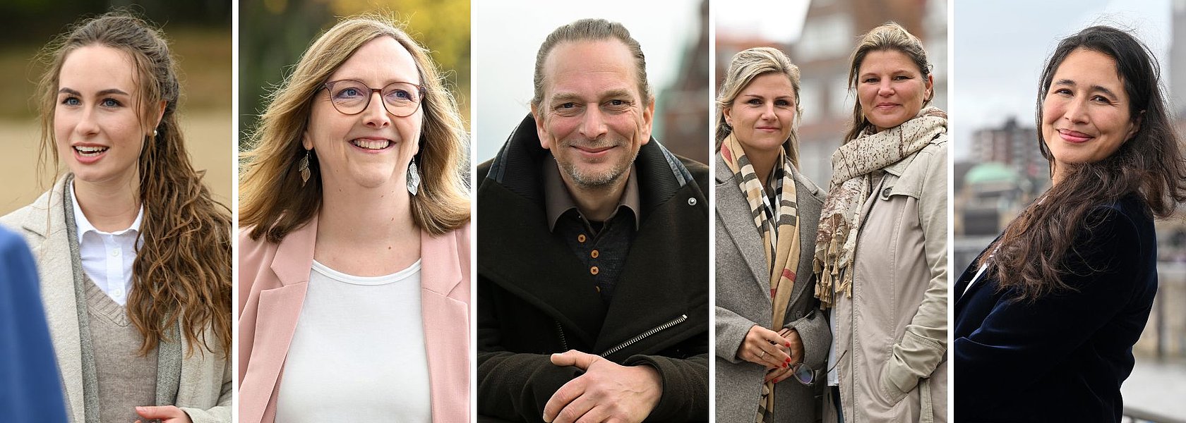 verschiedene Personen des MD Nord im Portr&auml;t